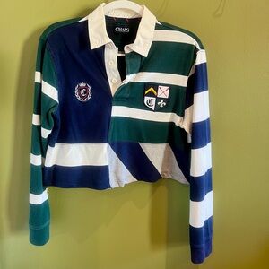 Vintage Cropped Rugby Shirt